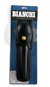 BIANCHI 7911 COVERED COMPACT STREAMLIGHT LIGHT POUCH 24031 PLAIN BLACK SIZE 4 - Picture 1 of 5
