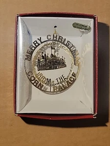 Ornamento Natalizio Palazzo del Mais Tesori della Nazione Finitura Oro 24K Ottone Vintage - Foto 1 di 1