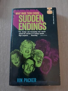 1964 Fawcett Gold Medal Book Sudden Endings Vin Packer Paperback 1st Edition - Bild 1 von 3