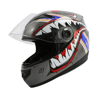 Casco integral de motocicleta aprobado por el DOT ATV deportivo bicicleta de calle cascos motocross Foto 1 de 4