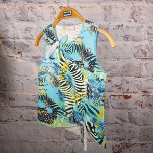 Top EX10, azzurro chiaro, Zebra AnimalPrint, taglia 128 - Foto 1 di 3