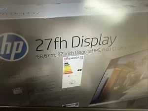 HP M27fw 27" IPS LCD Monitor - Nero - Foto 1 di 2