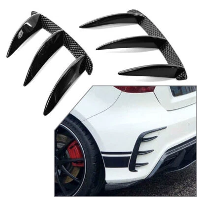 Parachoques trasero divisor alerón canard ventilación aire para Mercedes Benz W176 A250 A45 Foto 1 de 4