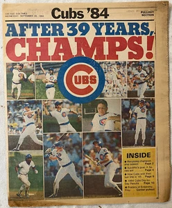 Chicago Sun-Times, Cubs '84 Pullout Section, Wednesday, September 26, 1984 - Picture 1 of 2