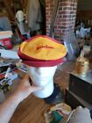 vintage K brand products Kodak caddy hat yellow red