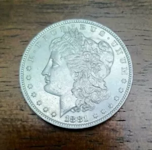 1881-O Morgan dollar, AU++ - Picture 1 of 2