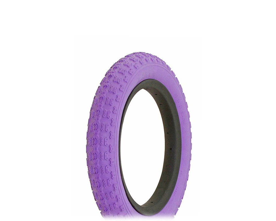 Neumático perilla bicicleta One Duro 12 1/2" x 2 1/4" BMX Old School Cruiser niños púrpura Foto 1 de 1