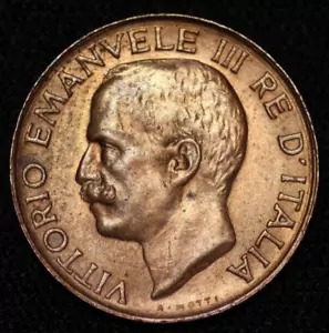 ITALY ~ 1921 ~ 5 Centesimi ~ RED/BROWN UNC World Coin ☘️ W-#291 ☘️ - Picture 1 of 2