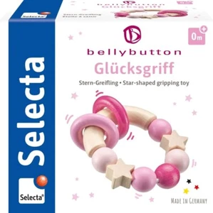 SELECTA GREIFLING GLÜCKSGRIFF ROSA BABYSPIELZEUG HOLZ SPIELZEUG NEU OVP - Bild 1 von 1
