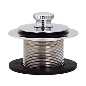 Westbrass 1-1/4" NPSM (1-5/8"-16 UNC-2A) Fine Thread Twist & Close Bath Drain... - Picture 1 of 6