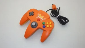 Official Nintendo 64 / N64 Controller " Pikachu Orange " TESTED / 14165 - Picture 1 of 2