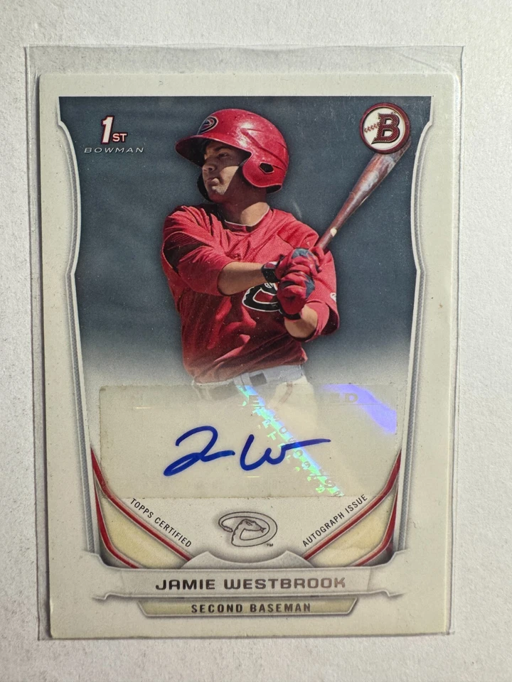 K306,953 - 2014 Bowman Prospect Autographs #PAJW Jamie Westbrook Auto - Image 1 of 1