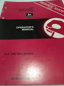 John Deere 440 Sportfire Snowmobile OM-M68674 Issue 19 Manual - Picture 1 of 9