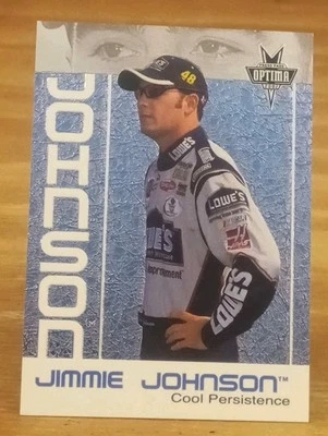 2002 Press Pass Optima Cool Persistence Jimmie Johnson  - Image 1 of 3