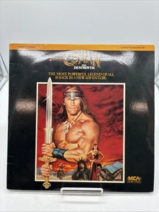 Conan the Destroyer Extended Play Laser Videodisc Arnold Schwarzenegger 1985 MCA - Foto 1 di 14