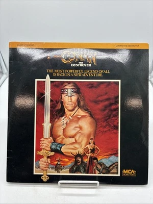 Conan the Destroyer Extended Play Laser Videodisc Arnold Schwarzenegger 1985 MCA Foto 1 de 4