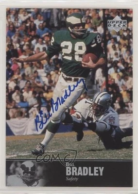 1997 Upper Deck NFL Legends Auto Bill Bradley #AL-43 Auto - Image 1 of 2