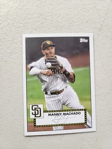 2021 Topps 1952 #T52-24 Manny Machado San Diego Padres NM Free Shipping - Picture 1 of 2