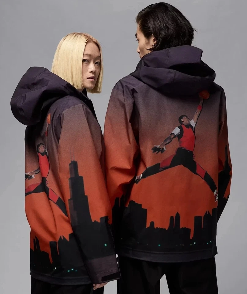 Nike Air Jordan Jumpman Skyline GORE-TEX Rain Jacket HF9285-010 Small