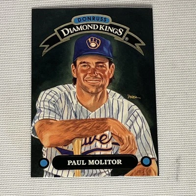 1992 Donruss Diamond Kings Baseball cards . #1 - 27  .. CLARK BOGGS MOLITOR BELL - Image 1 of 4