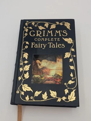 Grimm's Complete Fairy Tales Barnes & Noble 1993 Edition Leather Hardcover VTG - Image 1 of 4