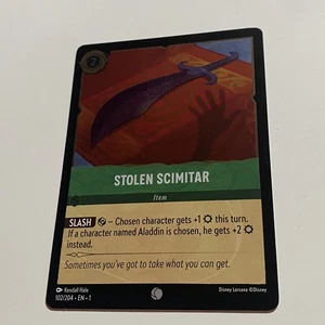 Scimitarra rubata - Foil - 102/204 - Il primo capitolo - Disney Lorcana TCG - Foto 1 di 1