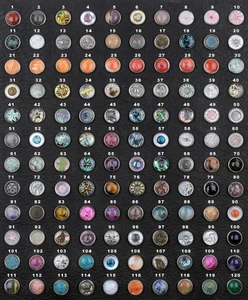 BernhStein Druckknopf, kompatibel und kombinierbar mit Noosa Chunks, Armband etc - Bild 1 von 3