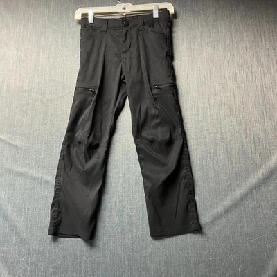 Wrangler Women's Cargo Pants Size 8 Black Outdoor Hiking Polyester Blend - Image 1 of 4