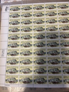 US 6 Cent postfrisch Blatt (schwarzes Papier auf Rückseite, 2 Bilder) FV $ 3 - Lot A-26 - Bild 1 von 2