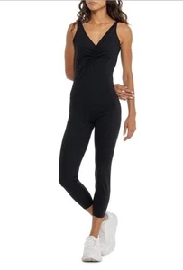 Spanx Deep Dive Booty Boost Jumpsuit XL Very Black Open Back Sleeveless msrp$158 - Picture 1 of 11