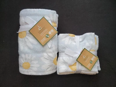 Juego de toallas Margarita Deborah Connelly Azul Claro 6 Piezas Nuevo con Etiquetas Foto 1 de 4