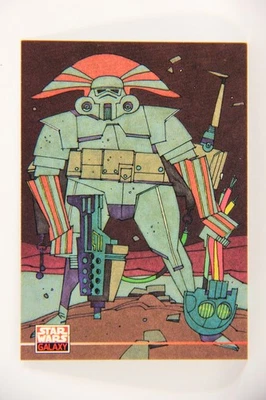 Star Wars Galaxy 1994 Topps Card #250 Abstract Stormtrooper Artwork ENG L019628 - Image 1 of 2