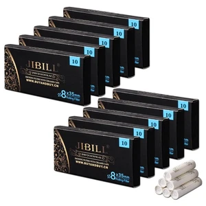 8 mm Rohrfilter mit Keramikkappen, Aktivkohle Papierfilter passt in Mos... - Bild 1 von 4