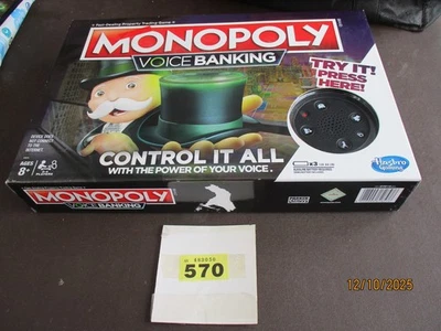 Hasbro Monopoly Voice Banking Electronic Family Board Game 2018 Complete working - Image 1 of 4