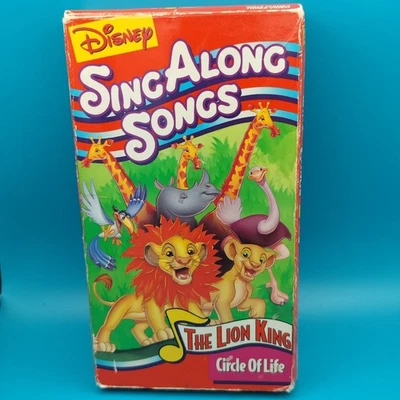 Disney Sing-Along Songs Circle of Life VHS The Lion King 1994 Walt Disney Video Foto 1 de 3