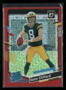 2023 Donruss Optic #242 Sean Clifford Red Mojo RC - Picture 1 of 2