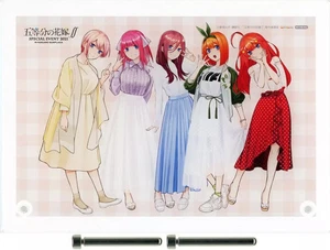 The Quintessential Quintuplets ∬ Acrylic Character Plate A5 Used Gift - Picture 1 of 1