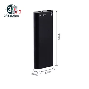 Mini Registratore Vocale Ultrasottile Da 4-32 GB Dittafono Professionale Attivat - Afbeelding 1 van 14