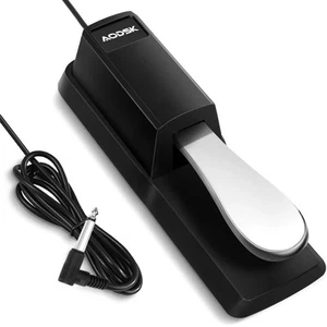 Sustain Pedal, Universal Piano Pedal for Digital Piano/Electronic Keyboard/MI... - Picture 1 of 9