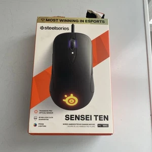 SteelSeries Sensei Ten 18000 Dpi Wired Optical RGB Gaming Mouse - Black - Afbeelding 1 van 7