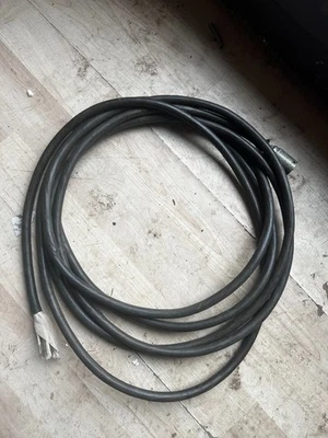 Cable de audio micrófono Philipp Reis Neumann de 4,6 metros 1920 audio vintage Foto 1 de 4