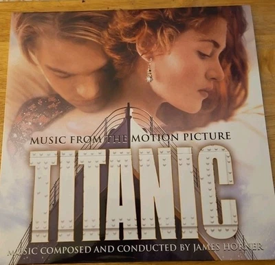 TITANIC - MUSIC FROM THE MOTION PICTURE LP 180GM BLUE VINYL EXTREMELY RARE NM - Image 1 of 4