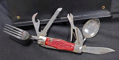 Vintage Hobo Knife Japan Stainless Steel Multi Tool  - Image 1 of 4