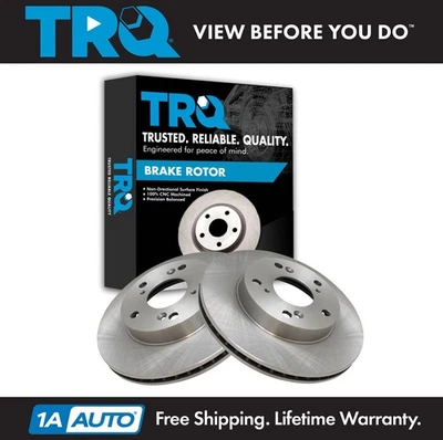 Conjunto de rotores de freio dianteiro TRQ para 2013-2014 Acura ILX 2012-2015 Honda Civic - Imagem 1 de 4