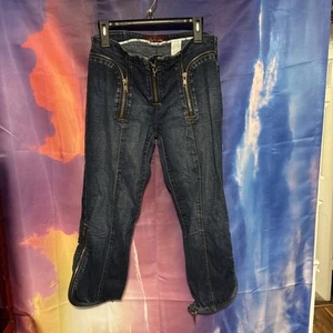Vintage Baby Phat Zipper Jeans Size 13 - Picture 1 of 16