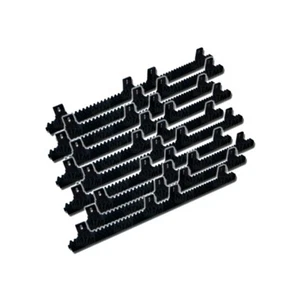 10 x 1m Nylon Covered Steel Gear Rack for Sliding Slide Gate 10m kit - Picture 1 of 4