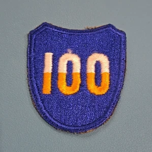 100th Infantry Division Patch-Cut Edge-Snow Back-WW-II NO GLOW* - Picture 1 of 3