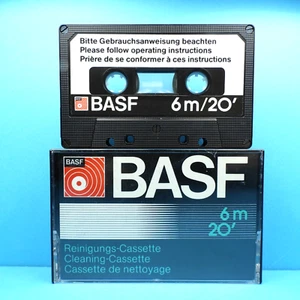 🧹 1x cassetta di pulizia BASF * cassetta di pulizia * Чистящая кассета * 1977 - Foto 1 di 3