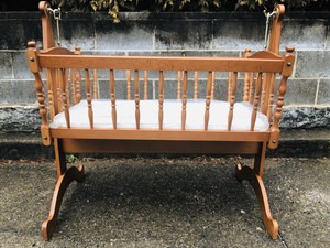 wooden baby cradle shop near me
