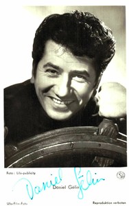 Daniel Gelin Original Signature On Card No. 4005